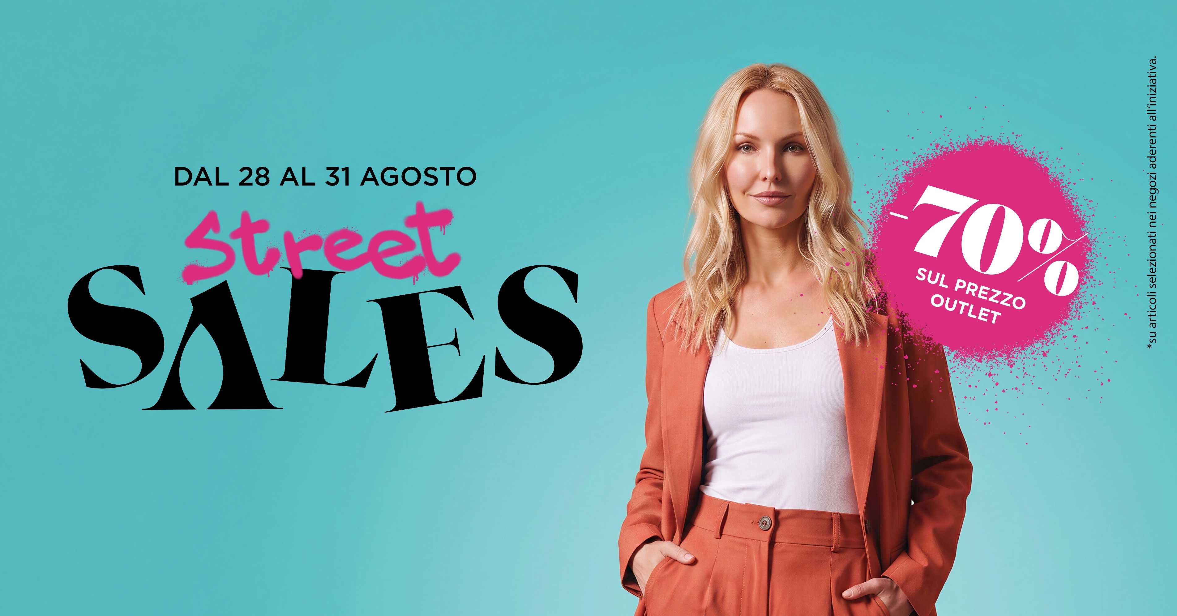 STREET SALES -70% sul prezzo outlet