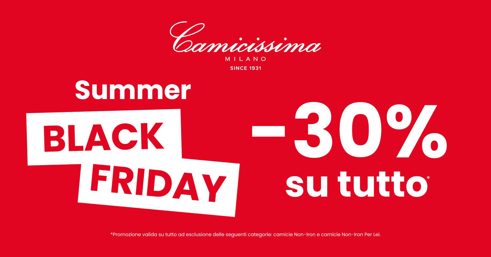 CAMICISSIMA Summer Black Friday