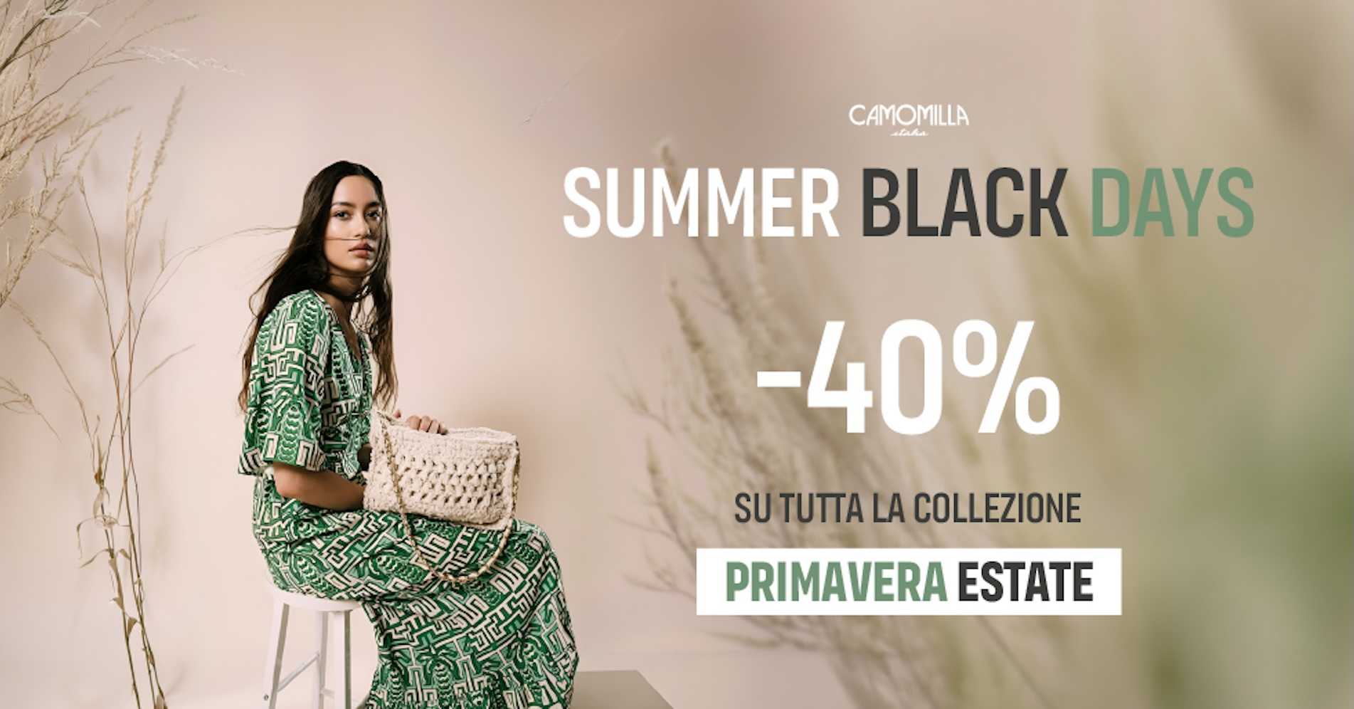 CAMOMILLA ITALIA -40% su tutta la collezione 